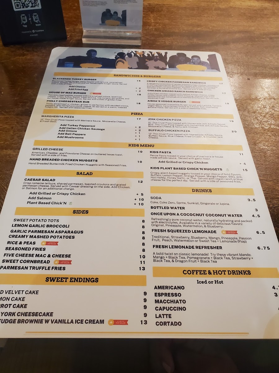 World Famous House of Mac Menu - Image 4